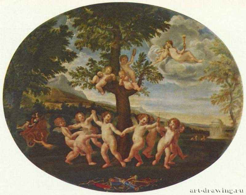 Танец амуров. 1620 - 1630 * - Dance of Cupids. 1620 - 1630 *
90 x 114 смХолстБароккоИталияМилан. Пинакотека БрераБолонская школа